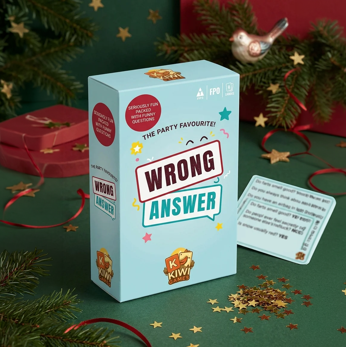 Wrong Answers party card game